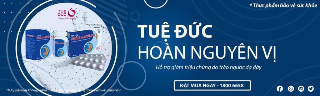 Hoàn Nguyên Vị hộp 20 viên màu xanh da trời đậm giảm trào ngược dạ dày thực quản